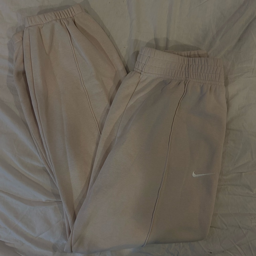Cream Nike Sweatpants